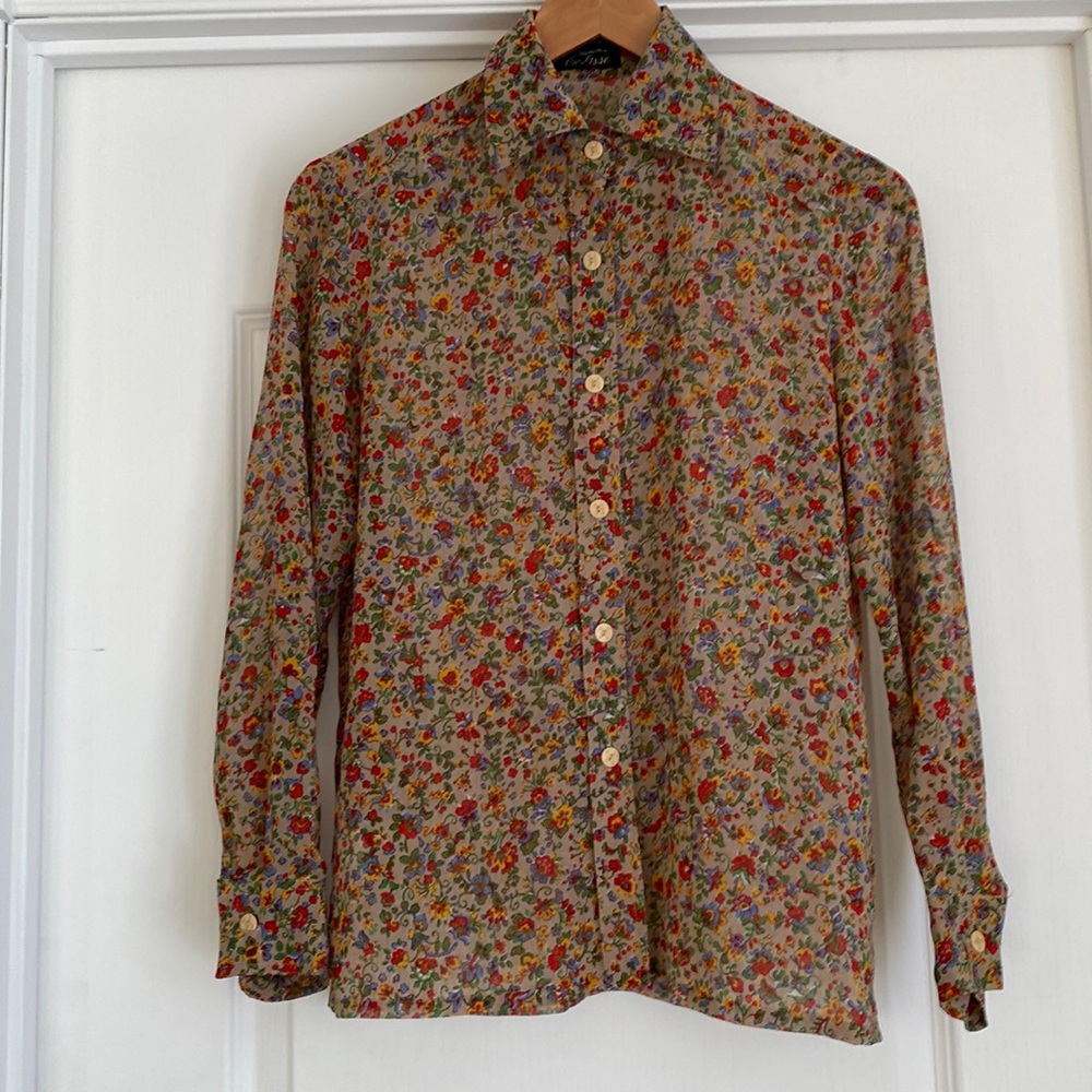 Vintage Floral Blouse